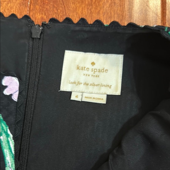 Kate Spade Floral Sleeveless Dress with Ruffle Hem - Picture 3 of 9